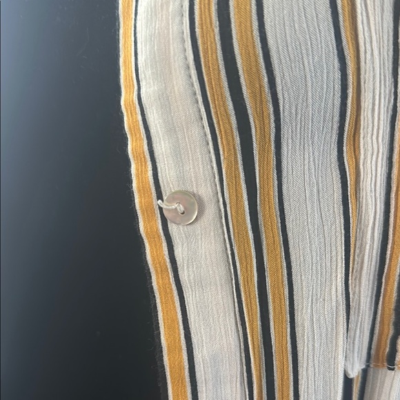 Forever 21 contemporary Striped Long Shirt - Picture 3 of 6